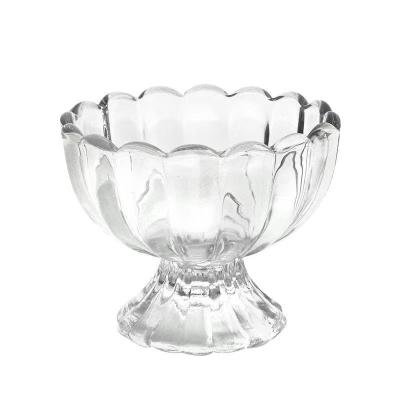 China Fashion minimalist glass bowl for sale transparent glass bowls ice cream bowl for sale