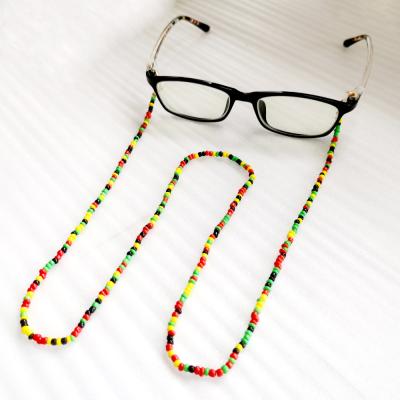 China New Colorful Beaded Beaded Glasses Bohemian Bohemian Sunglass Chains Chains Women Handmade Strap Rope Holder Beautiful for sale