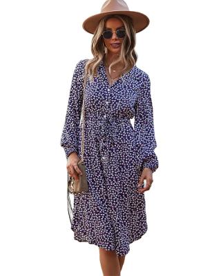 China Anti-wrinkle 2021 autumn and winter long-sleeved straight dress casual dress with straps for sale