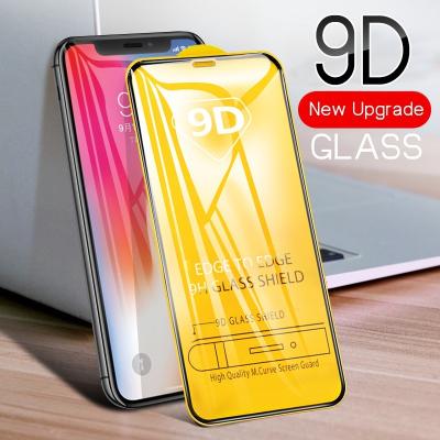 China Anti-Fingerprint For Iphone 12 Screen Protector 9D Full Cover Tempered Glass 9H Mood Screen Glass Protector For Iphone 11 13 pro for sale