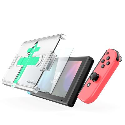 China Anti-fingerprint 0.33mm Switch 2.5d Tempered Glass Screen Protector For Nintendo Switch Oled HD Clear Glass Screen Film for sale