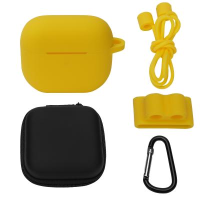 China 2021 High Quality For AirPods 3 Silicone Cover Device Case For Airpods 3 Gen Earphone Case With Hook Key Chain for sale