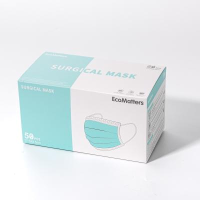 China 3 Layers MASK Earloop 3 Ply Nonwoven Disposable Mouth Nose Mask Cover Face Mask Dustproof Medical Wholesale for sale