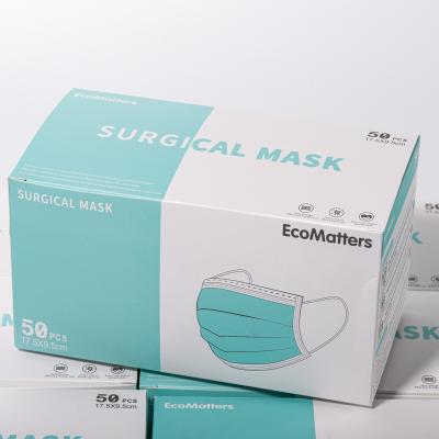 China 3 Ply Earloop MASK Moderate Prices Wholesale Disposable 3 Ply Adult Comfortable Surgical Face Mask-Medical for sale