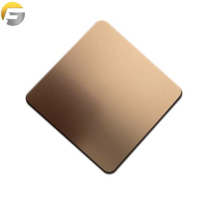 China ZB0260 Wall Competitive Price Modern Design Sliver And Gold Sand Blown 304 Stainless Steel Sheet for sale