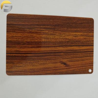 China ZB0269 High Quality Wall Wood Like 304 Stainless Steel Sheet Wall Decoration for sale