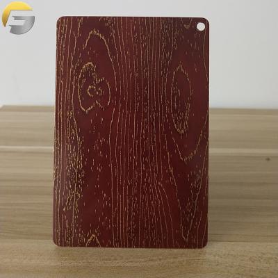 China Facade Wall ZB0268 Finish Wood Grain Stainless Steel Decoration Sheet Laminate Price for sale