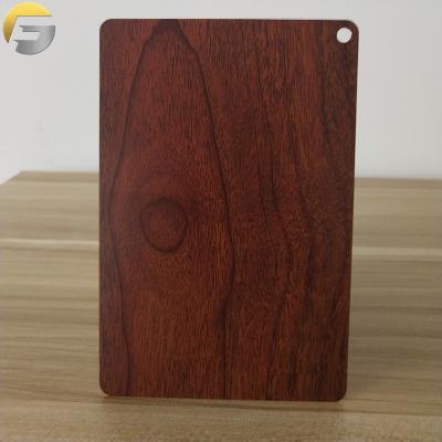 China ZB0266 Wall Cold Rolled Aisi 304 Laminated Wood Grain Stainless Steel Sheet 4x8 Decorative Wall Panels for sale