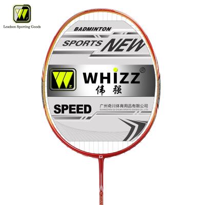 China Eastic & New product launch durable invention WHISTLE brand 4U SWORD-B protector newcomer design carbon fiber top badminton racket for sale