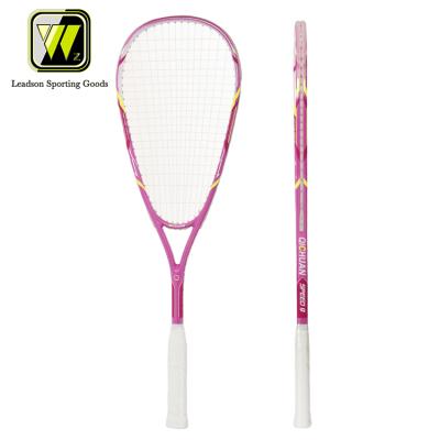 China QICHUAN SR100 Lightweight Custom Printed Full Carbon Fiber Squash Racket Set for sale