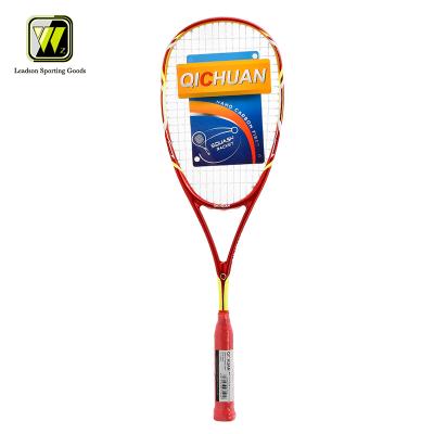 China Outdoor Sports Field QICHUAN Custom Carbon Fiber Full Squash Racket For Professional Players for sale