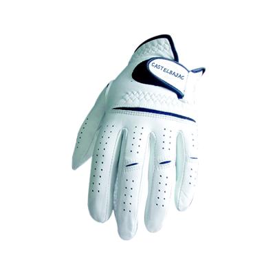 China Professional Golf Sports Waterproof Goatskin Leather Golf Gloves Men for sale