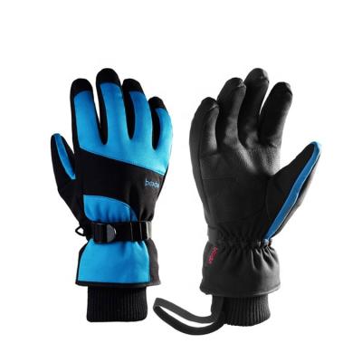 China Wholesale Outdoor Factory Adults Winter Leather Waterproof Snowboarding Ski Gloves for sale