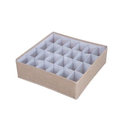 China Minimalist 24 Grids Shape Multifunctional Folding Blankets Clothes Storage Box Home Case for sale