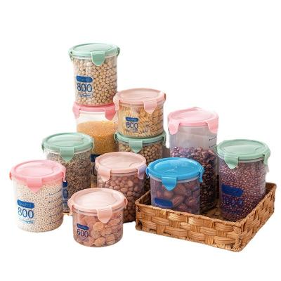 China Square Spice Pasta Kitchen Storage Viable Plastic Mason Jars Pretty And Food Utility for sale