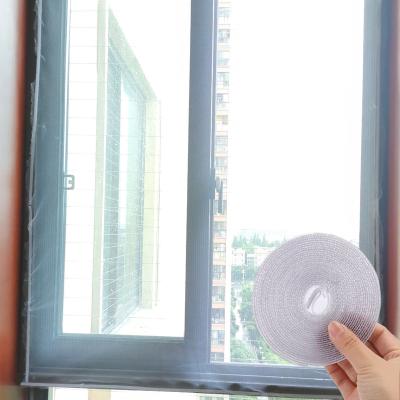 China Easy Install Summer Self Adhesive Single Mosquito Net Invisible Window Screen DIY Can Cut Encrypted With Sticker for sale