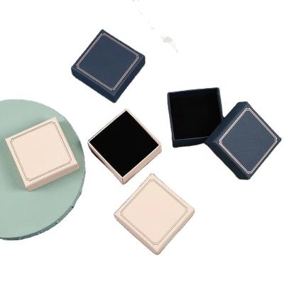 China Black carton p Factory wholesale price logo jewelry packaging drawer box ring earring necklace bracelet rose custom wholesale for sale