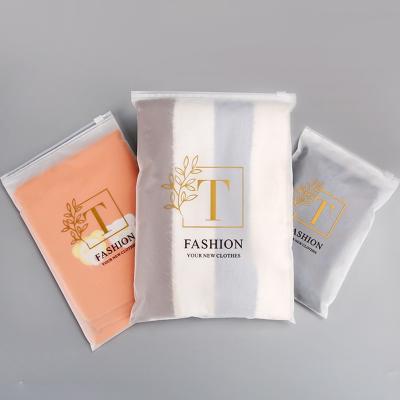 China China Factory OEM Recyclable Biodegradable Ziplock Waterproof Zipper Zipper Bag Plastic Packaging Bag For Clothing for sale