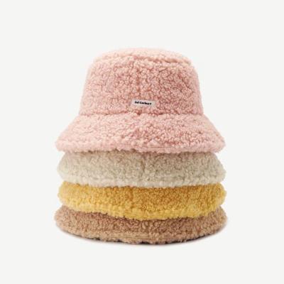 China JOINT Fashion Custom Design Simple Top Quality Women Winter Bucket Hat for sale