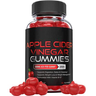 China Hot Selling Beauty Products Apple Cider Vinegar Gummies Weight Loss Candy Bear Apple Cider Gummy Supplement for sale