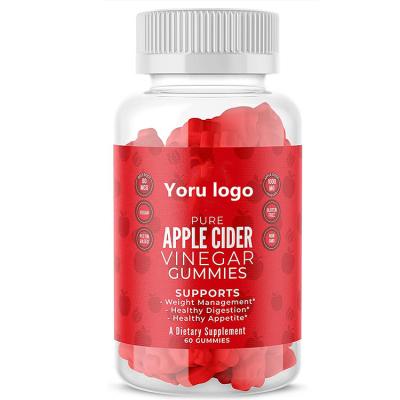 China Best Selling Beauty Products Natural Apple Cider Vinegar Gummies With Mother For Women Weight Support Detox 60 Counts for sale