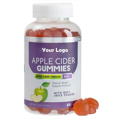 China Beauty Products 60 Count Apple Cider Vinegar Slimming Gummies Apple Shape Gummy Helps With Detox And Cleanse for sale