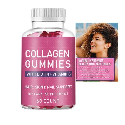 China Anti Aging Collagen Beauty Products Private Label Nutrition Collagen Gummies Vitamin Gummies For Nourishing Hair To Improve Skin And To Strengthen Nails for sale