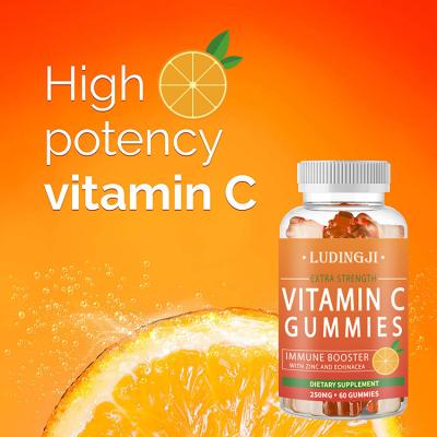 China Non-Nicotine Vitamin C Orange Gummy Supports Healthy Immune System - Vegetarian Gluten Free for sale