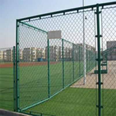 China Easily Assembled Baseball Fields Fence PVC Coated Chain Link Fence For Sale for sale