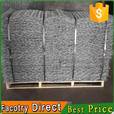 China Strong Double Twisted Hexagonal Woven Galvanized Steel Gabion Wire Mesh Baskets for sale