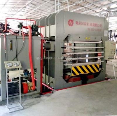 China Building Material Shops 2020 NEW Heat Press Machinery For Bamboo Board Making for sale