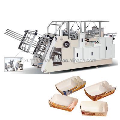 China food & High Speed ​​Cake Paper Cardboard Lunch Beverage Plant Fast Food Cardboard Box Making Machine For Confetti Boxes for sale