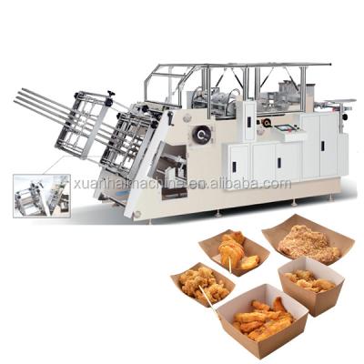 China food & Customized Beverage Factory Good Quality 60-160pcs/min Corrugated Cardboard Paper Machine Making Pizza Box for sale