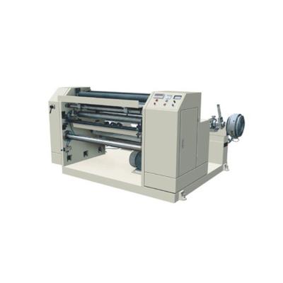 China Garment Shops Automatic Rewinding Slitter Duplex Shaft High Level Slitting Machine for sale