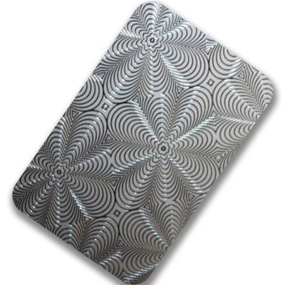 China Ss316l Inox Machinery Metal Etched Plates Mirror Colored Decorated Stainless Steel Sheet for sale