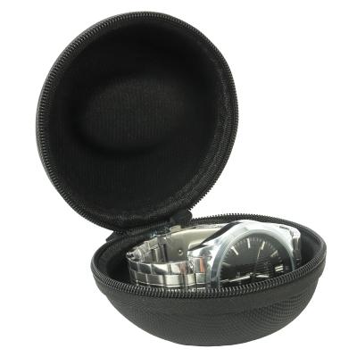 China Crown Bestselling Waterproof Round Carry Shockproof Eva Watch Case Portable for sale