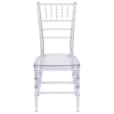 China Modern Wedding Party Hotel Can Be Transparent Color Hotel Acrylic Chiavari Chair Customized for sale