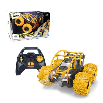 중국 Rc Amphibious Stunt 2.4 Gigahertz 4WD All Terrain RC Stunt Monster Truck Car Waterproof Remote Control Amphibious Boat For Kids 판매용