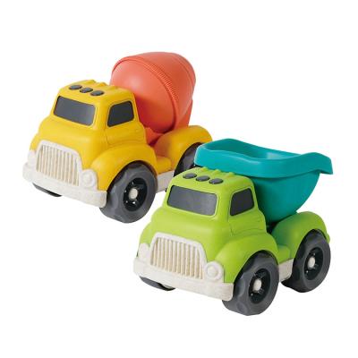 China Toys Dump Trucks Plastic Trucks and Construction Rescue Vehicles Toys Set, Wheat Straw Toys Dump Trucks for Birthday Gift for Boys Girls Toddlers Kids for sale