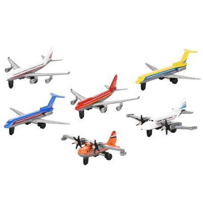 Китай Toy Children's Simulation Alloy Transport Airplane Diecast Model Toy Set, Metal Diecast Airplanes for Kids Boy Best Gifts - 6pcs продается