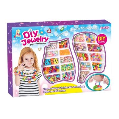 中国 Wholesale Shantou Plastic Educational Toy Beads Beauty Set Toy for Kids DIY Pop Beads Jewelry Educational Toy for Girls 販売のため