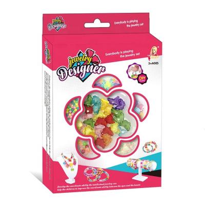 Κίνα Cheap Shantou Plastic Toy Kids Handwork Open Educational Toy DIY Wholesale Plastic Bead Set DIY Beads Toy Kit For Girls προς πώληση