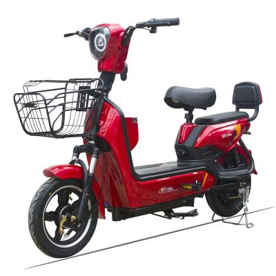 China Dongguan factory direct sale cheap electric bicycle adult aluminum alloy two wheel 48v 12ah lead acid electric scooter bicycle for sale