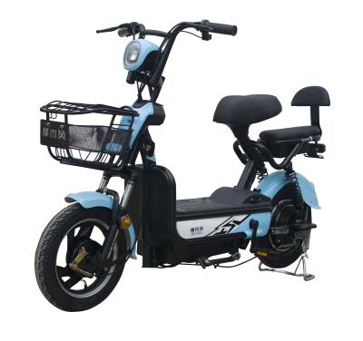 China Customs Steel Electric Road Bike 350w 48v12ah Electric Bicycle For Adult for sale