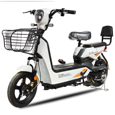 China Carbon steel 2022 new fashion electric scooter 48v12ah lead acid battery electric bicycle scooter for sale for sale