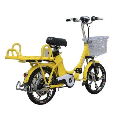 China YAMA Battery Steel 48V10Ah Portable Lithium Battery Charging Electric Bike Cargo Bike Electric Bicycle With Pedal for sale