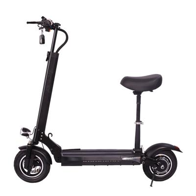 China Fast Speed ​​500W 13AH 45KM Electric Scooter Off Road Seat Stage Fat Tire Unisex Portable Fast Kick Scooter for sale