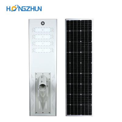 China ROAD New Products 30 60 80 100 Watt SMD Integrated All In One Solar Led Street Light for sale