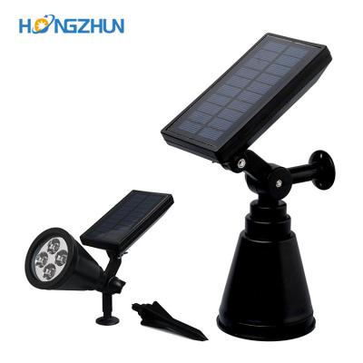 China Garden Outdoor ABS Crystalline Poly Solar Panel ip44 Led Spike Garden Light for sale