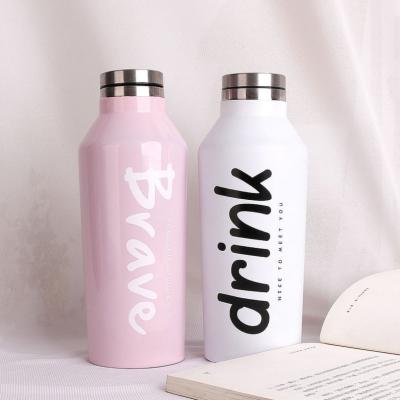 China PORTABLE creative trend Ins style hot regeneration and student personality 304 stainless steel simple fashion drinks cup for sale